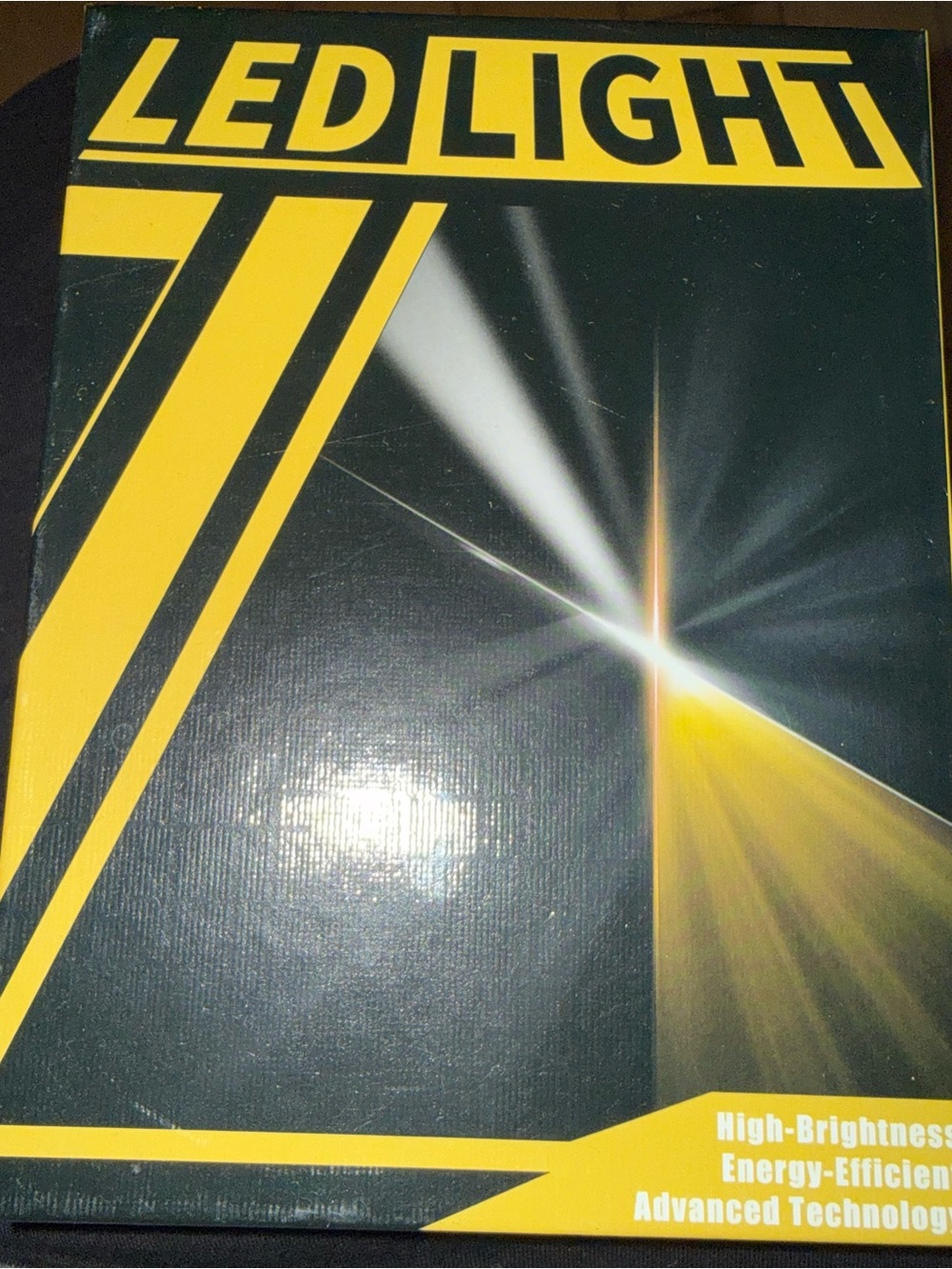 LED Light High-Brightness LED Light - Black and Yellow
